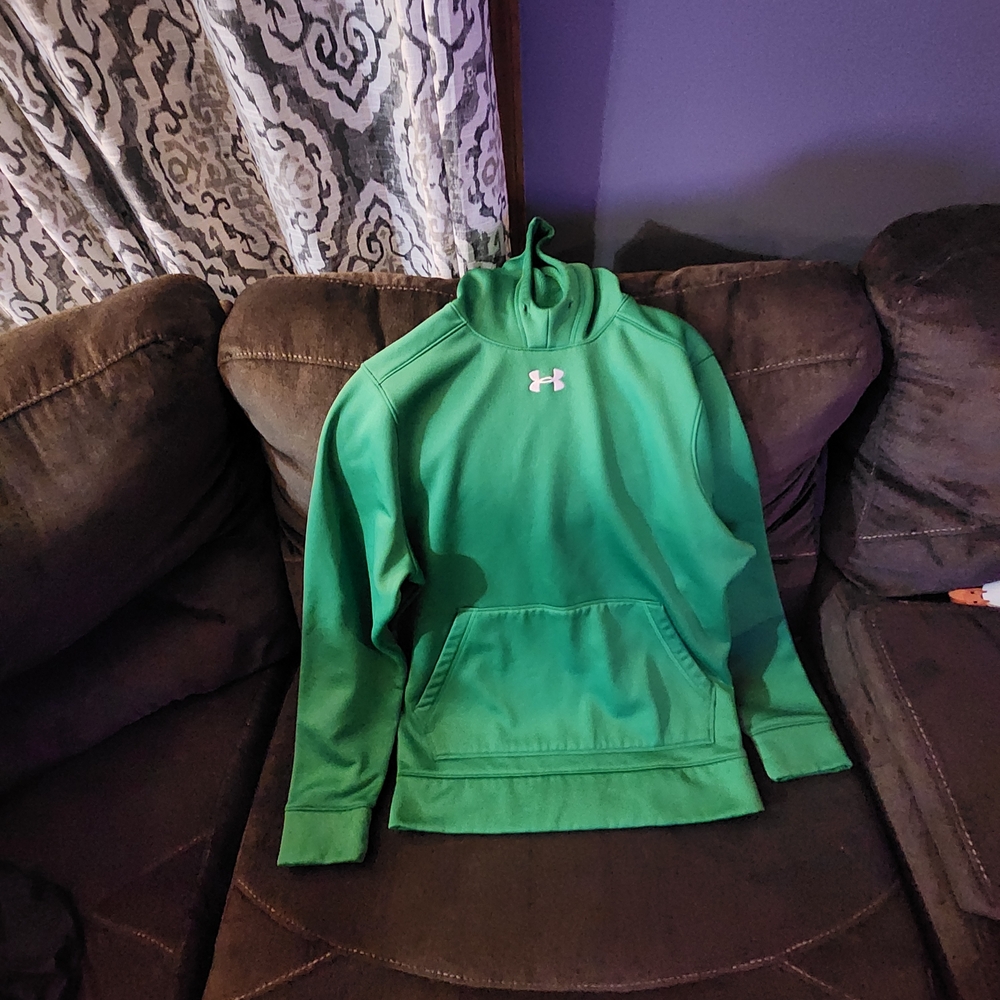 Under Armour Vibrant Green Fleece Hoodie